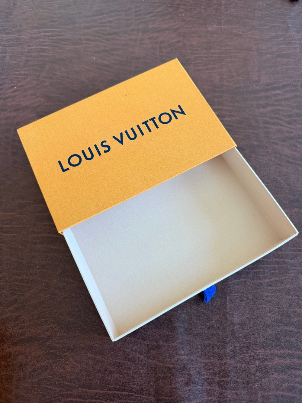Authentic Louis Vuitton Wallet Signature Orange Box